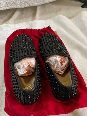 Christian Louboutin Rollerboy Spike men’s Loafers black - 8.5 US (40.5 / 41 EU)